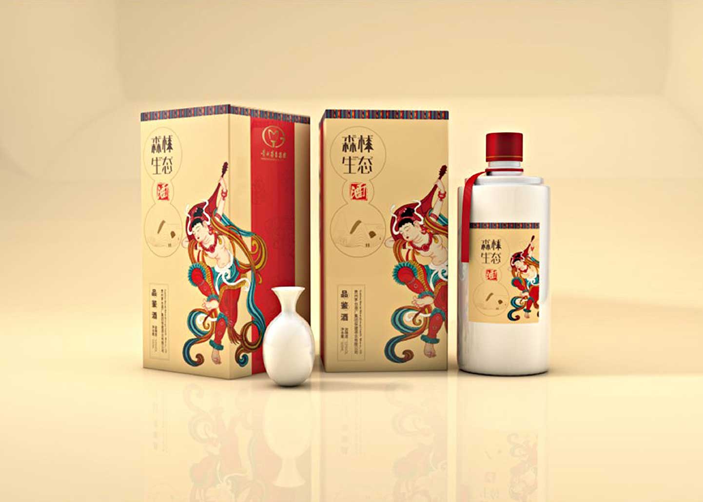 新型濃香型白酒品牌包裝設計的魅力?