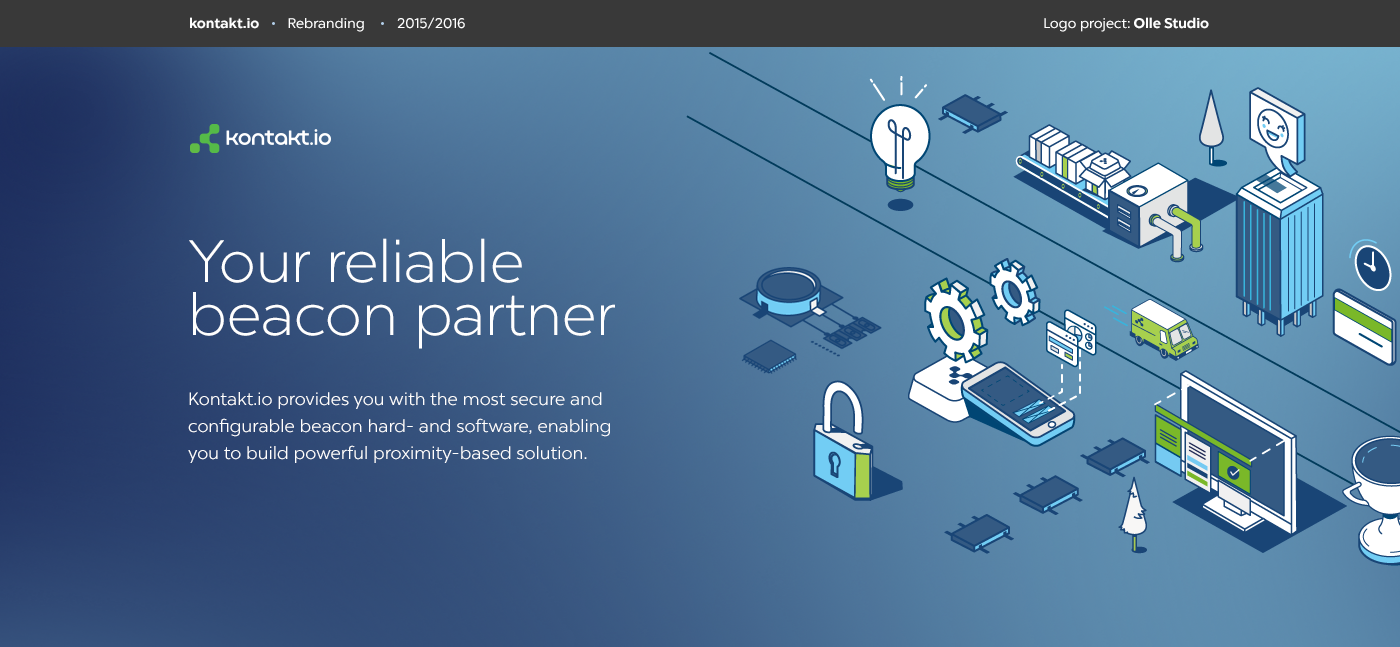Kontakt.io視覺形象設計