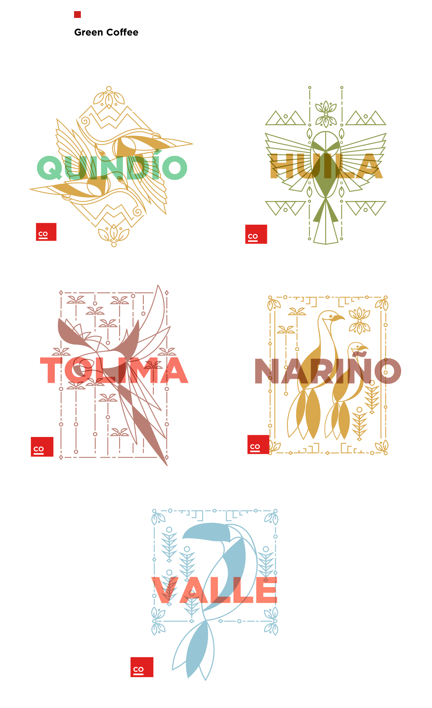 咖啡豆圖案設計