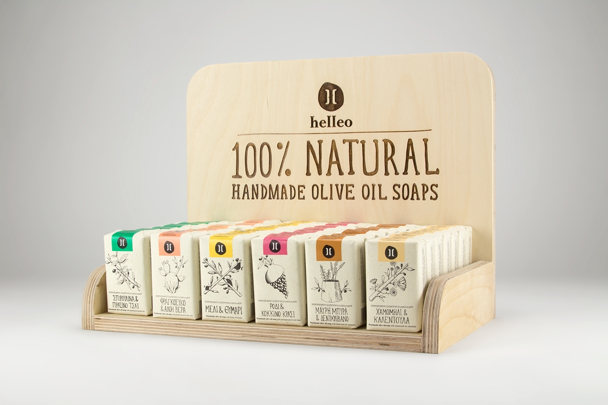 Helleo天然肥皂系列品牌包裝設(shè)計,六個肥皂,六個故事