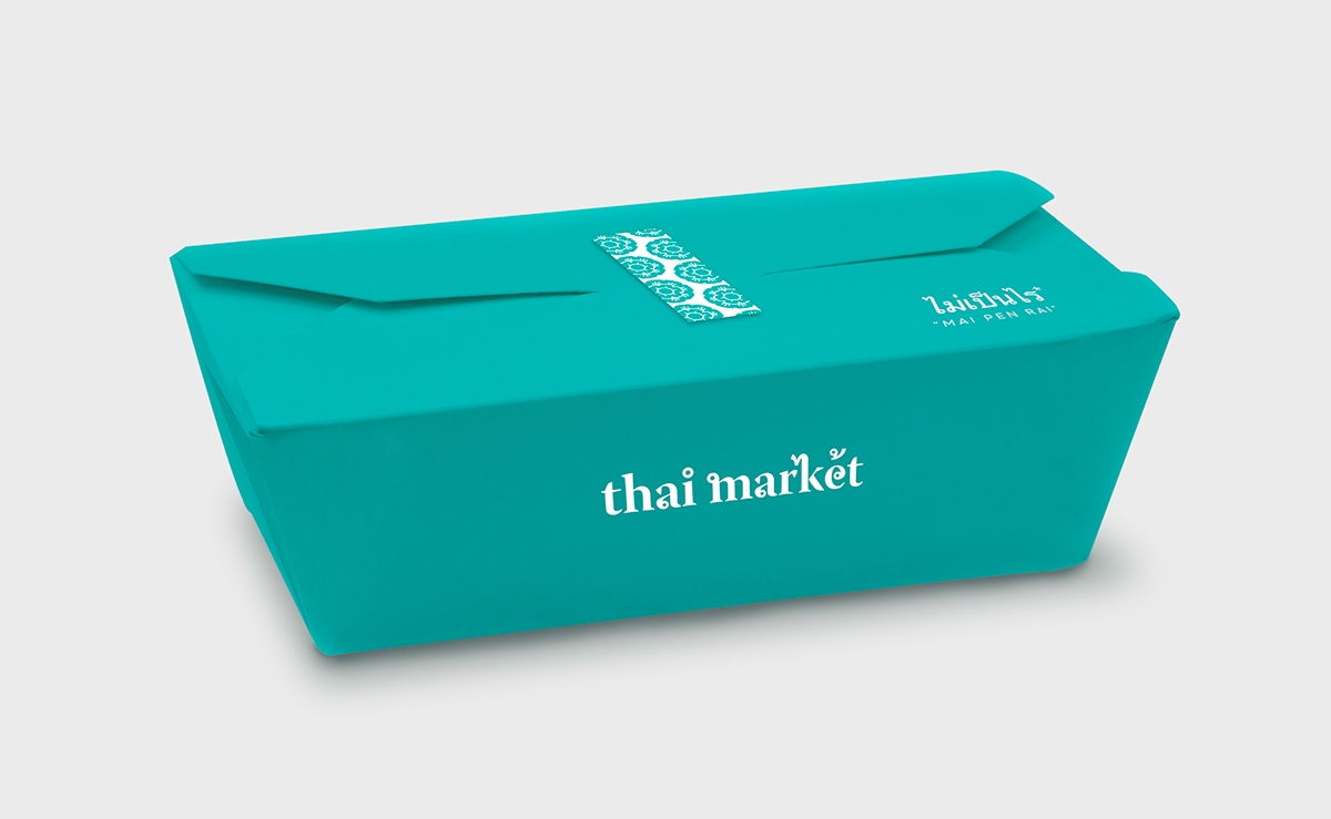 泰國快餐店的品牌設(shè)計，標(biāo)志設(shè)計和包裝設(shè)計