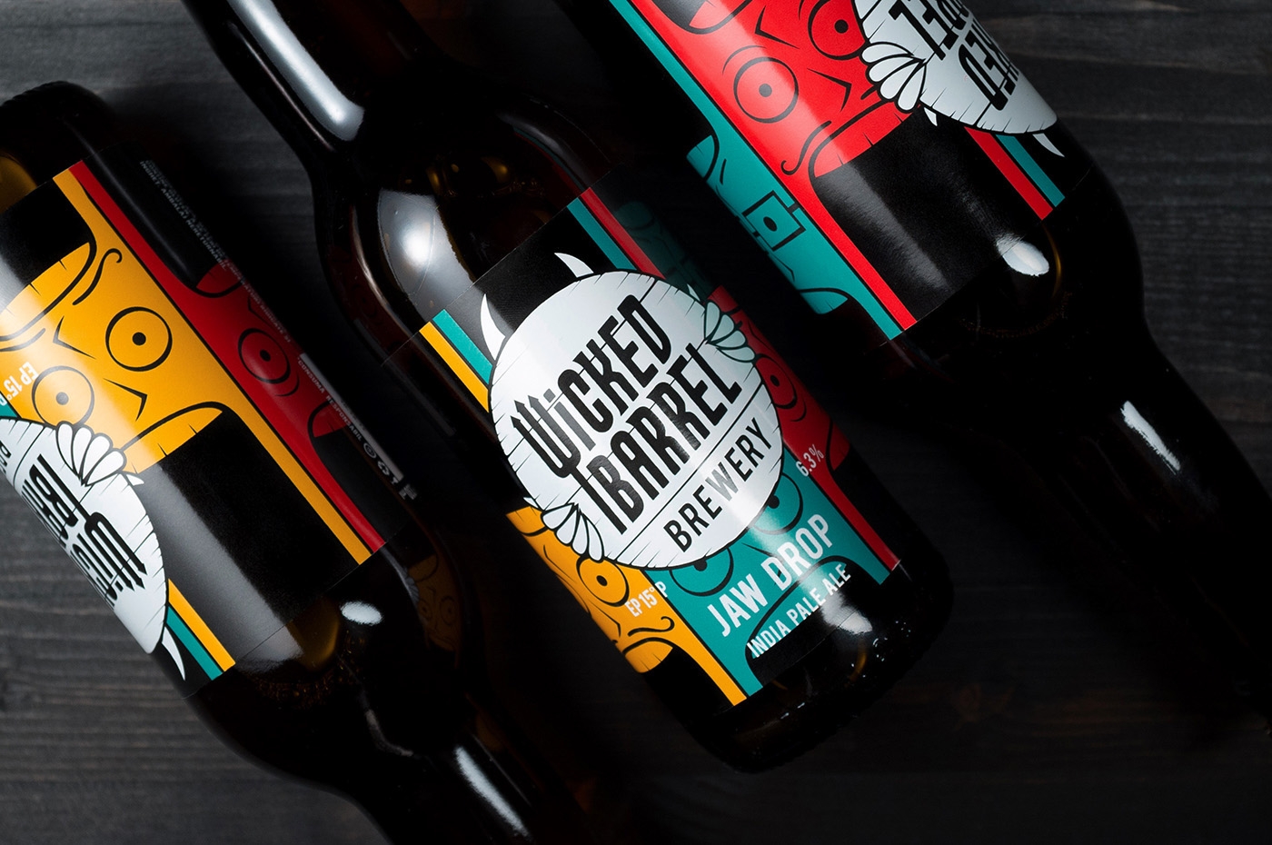 邪惡的啤酒包裝設計，喝了會掉下巴哦