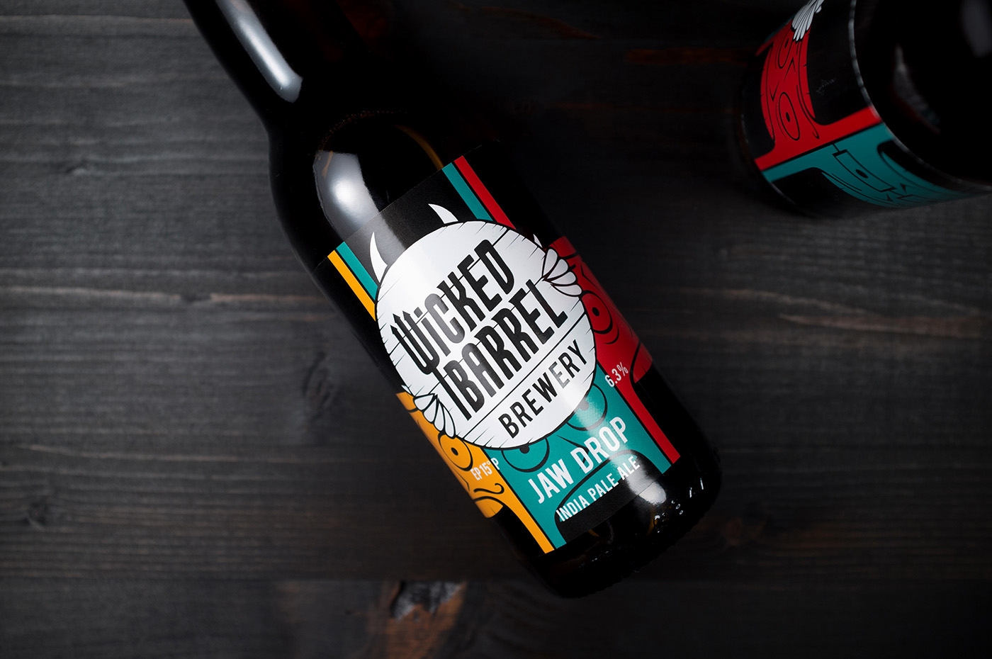 邪惡的啤酒包裝設計，喝了會掉下巴哦