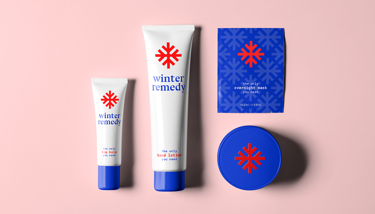 冬季護膚品包裝設(shè)計