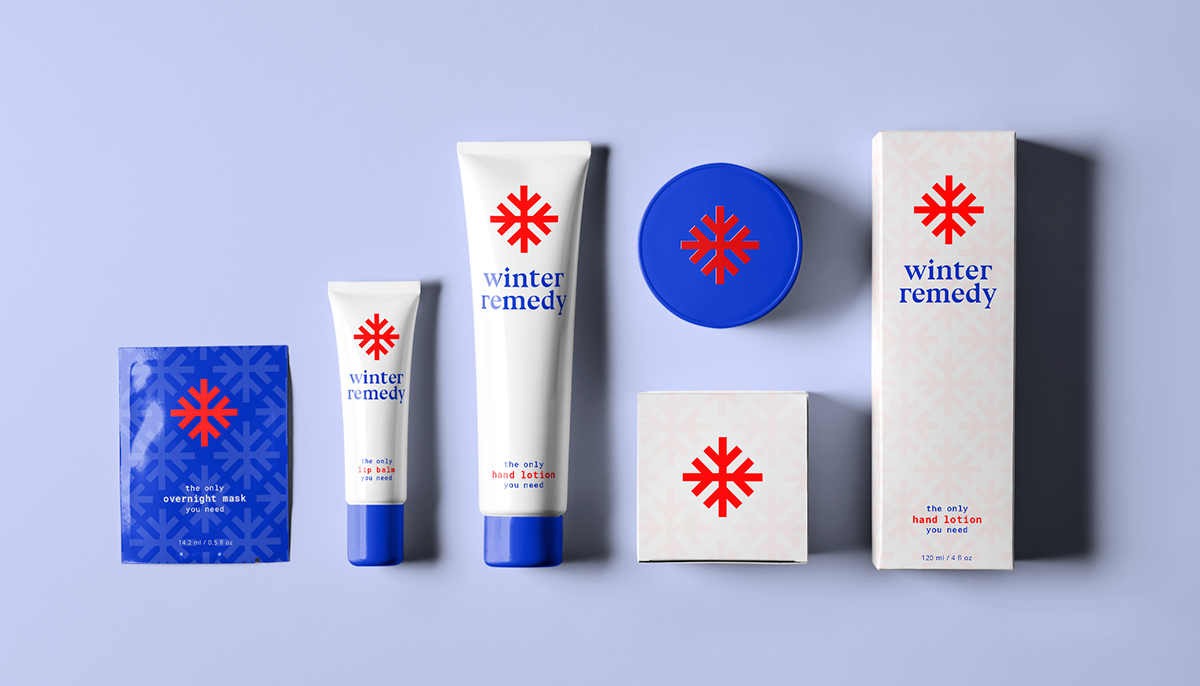 冬季護膚品包裝設(shè)計
