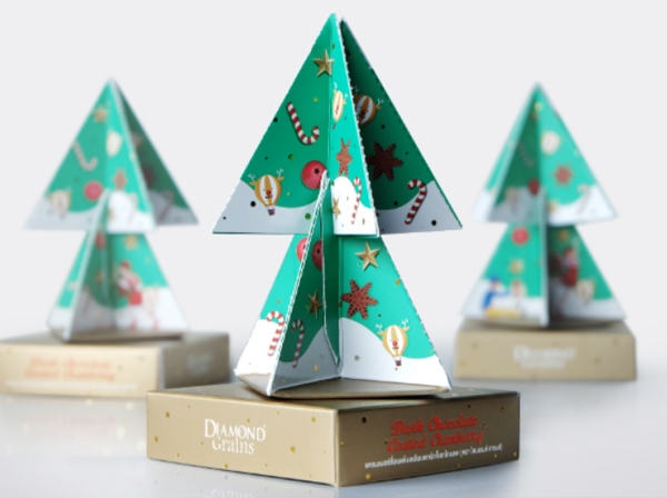 巧克力盒化身圣誕樹！包裝結(jié)構(gòu)創(chuàng)意為顧客帶來的驚喜體驗(yàn)