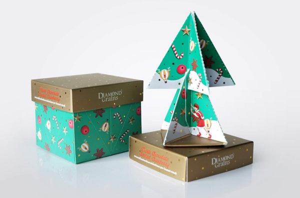 巧克力盒化身圣誕樹！包裝結(jié)構(gòu)創(chuàng)意為顧客帶來的驚喜體驗(yàn)