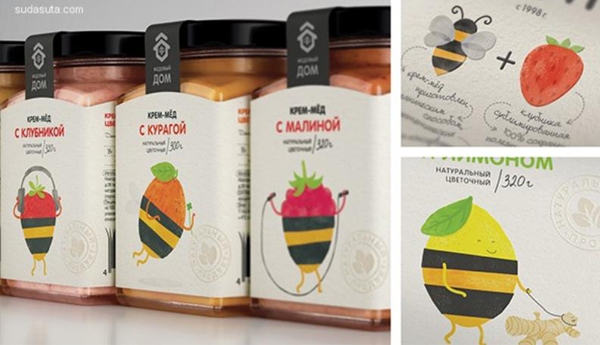 可愛到飛起的小水果？俏皮蜂蜜漿果包裝設(shè)計