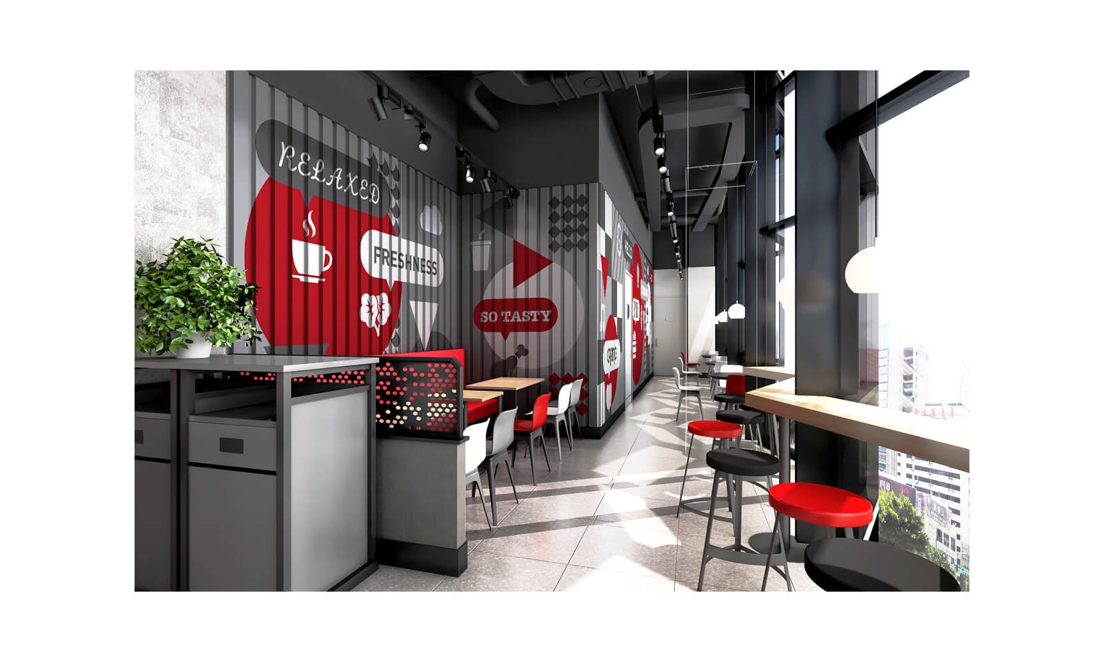 經(jīng)常去肯德基，卻沒有發(fā)現(xiàn)墻上的小巧思|壁畫插畫設計