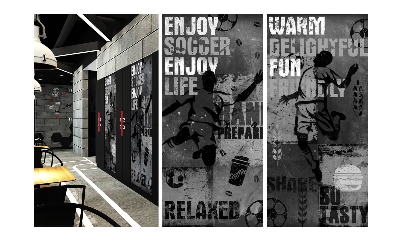 經(jīng)常去肯德基，卻沒有發(fā)現(xiàn)墻上的小巧思|壁畫插畫設計